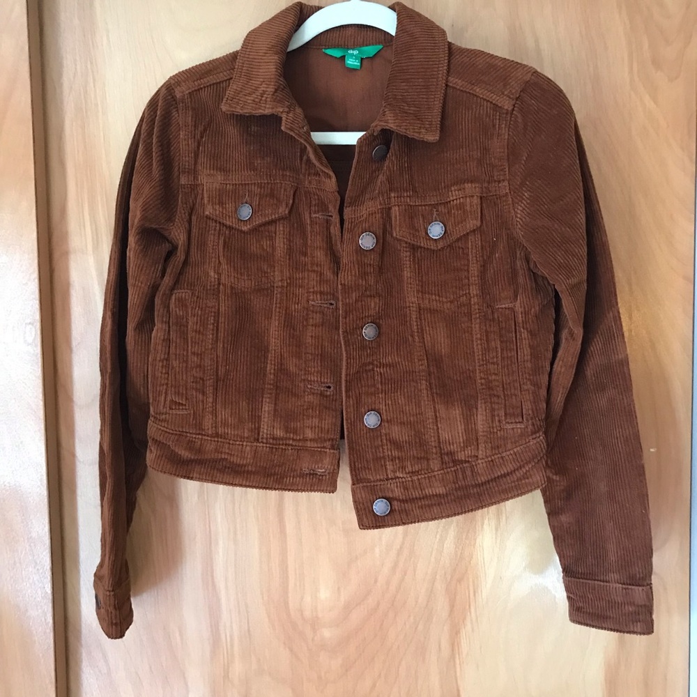 Cropped Corduroy Jacket